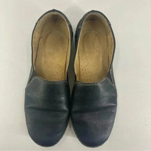 Naturalizer Women Karah Black Leather Slip On Loafer Shoes Size 6.5W - Picture 5 of 13